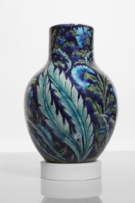 Lot 83 - An earthenware Iznik-style vase