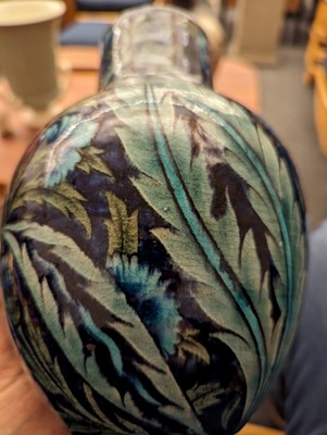 Lot 83 - An earthenware Iznik-style vase