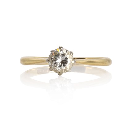 Lot 1062 - A single stone diamond ring