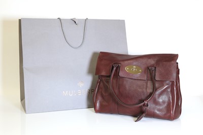 Lot 338 - A Mulberry oxblood leather Bayswater