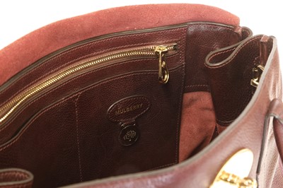 Lot 338 - A Mulberry oxblood leather Bayswater