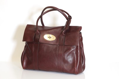 Lot 338 - A Mulberry oxblood leather Bayswater