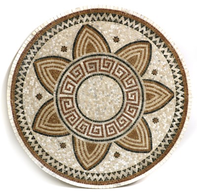 Lot 428 - A mosaic table top