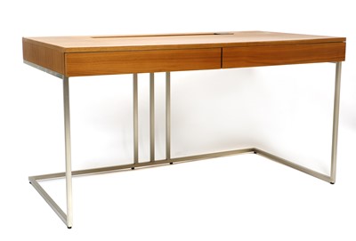 Lot 322 - A contemporary Porada 'Kepler' canaletto walnut writing desk