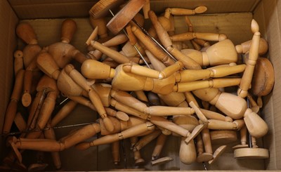 Lot 229 - A large quantity of artist's lay figures