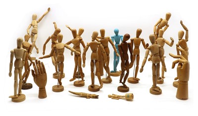 Lot 229 - A large quantity of artist's lay figures