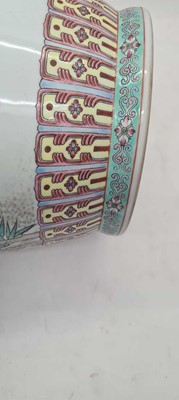 Lot 173 - A pair of Chinese famille rose vases