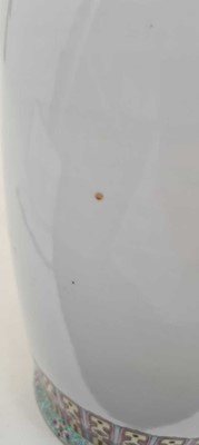 Lot 173 - A pair of Chinese famille rose vases