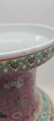 Lot 173 - A pair of Chinese famille rose vases