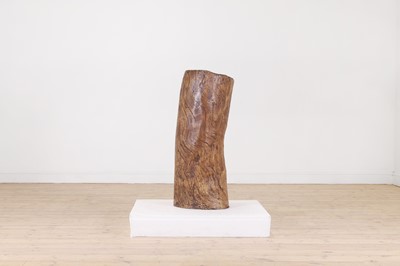 Lot 560 - A dugout wooden stick stand