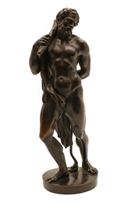 Lot 137 - An electrotype bronzed figure