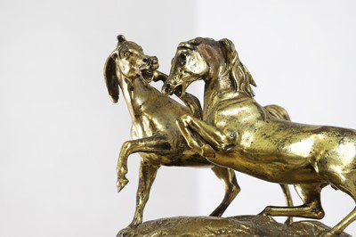 Lot 244 - A gilt-bronze inkwell in the manner of Thomas Messenger