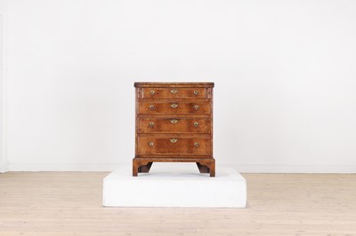 Lot 69 - A George I-style walnut bachelor's chest