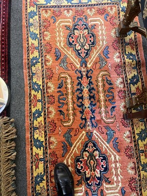 Lot 279 - A Persian Lori wool runner