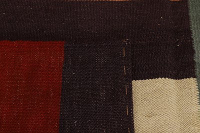 Lot 114 - A modernist flat-weave wool carpet