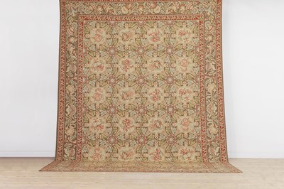 Lot 86 - An Aubusson-style wool carpet