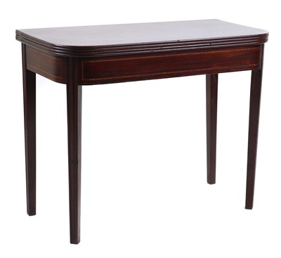 Lot 359 - A George III mahogany tea table