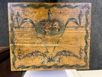 Lot 107 - A Louis XVI painted oak side table