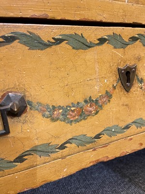 Lot 113 - A Louis XVI painted oak commode