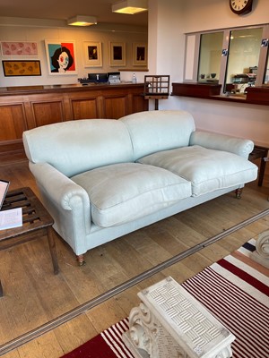 Lot 374 - A two-seater sofa by George Smith