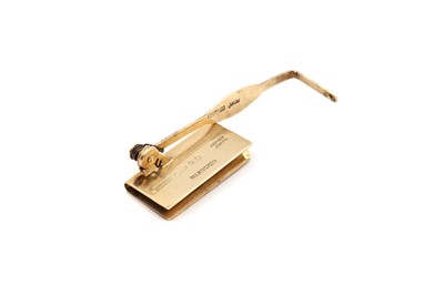 Lot 42 - A 9ct gold Asprey bookmark