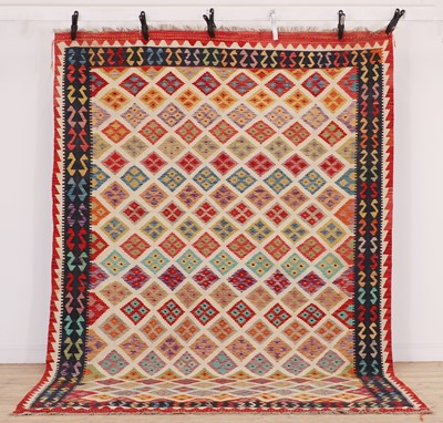 Lot 207 - An Anatolian design kilim rug