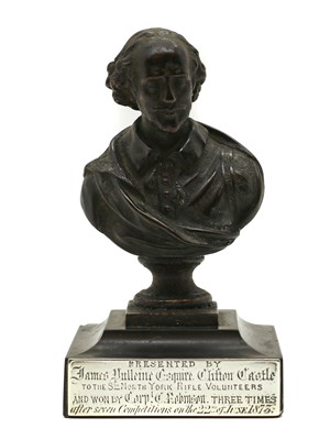 Lot 139 - A small Victorian bronze bust