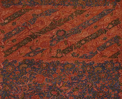 Lot 84 - A group of batik resist-dyed textiles