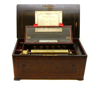 Lot 334 - A J H Heller Bern celeste musical box