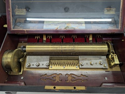 Lot 334 - A J H Heller Bern celeste musical box