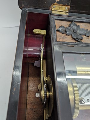 Lot 334 - A J H Heller Bern celeste musical box