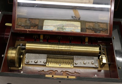 Lot 334 - A J H Heller Bern celeste musical box