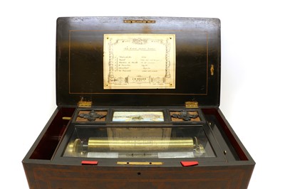 Lot 334 - A J H Heller Bern celeste musical box