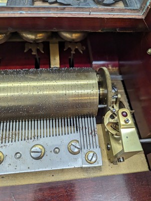 Lot 334 - A J H Heller Bern celeste musical box