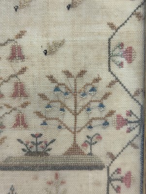 Lot 179 - A needlework sampler