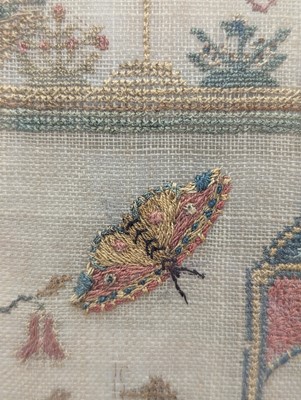 Lot 179 - A needlework sampler