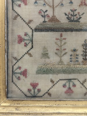 Lot 179 - A needlework sampler