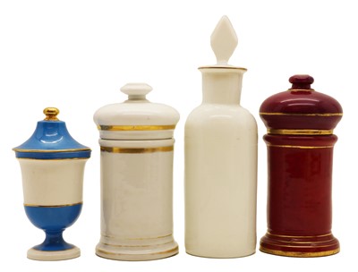Lot 103 - A group of four apothecary jars