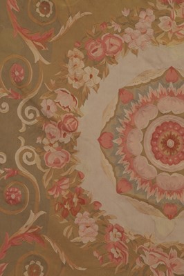 Lot 482 - A flat-weave carpet of Aubusson design