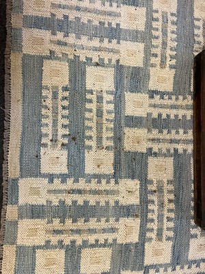 Lot 164 - A kilim wool carpet of mid-century Scandinavian design