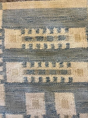 Lot 164 - A kilim wool carpet of mid-century Scandinavian design