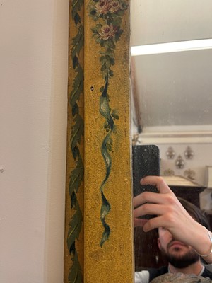 Lot 111 - A Louis XVI painted mirror
