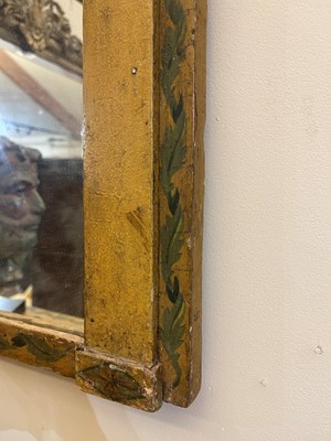 Lot 111 - A Louis XVI painted mirror