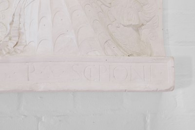 Lot 166 - A plaster relief of Scipio Africanus by LASSCO