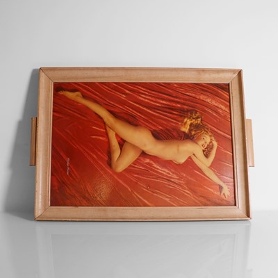 Lot 331 - A Marilyn Monroe 'Red Velvet' tray