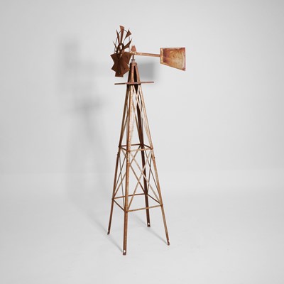 Lot 283 - A large model of an American water pump windmill