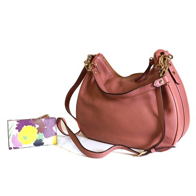 Lot 1497 - A Kate Spade dusty pink slouch shoulder bag