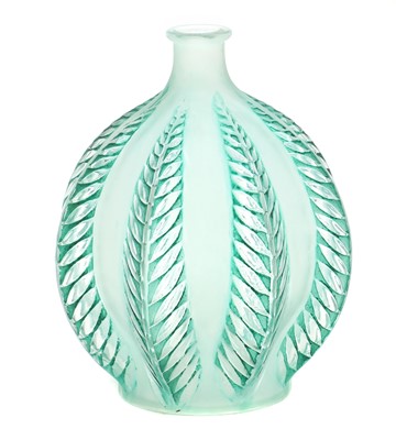 Lot 263 - A Rene Lalique Malines glass vase