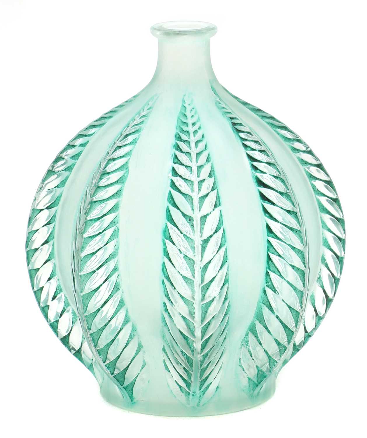 Lot 263 - A Rene Lalique Malines glass vase