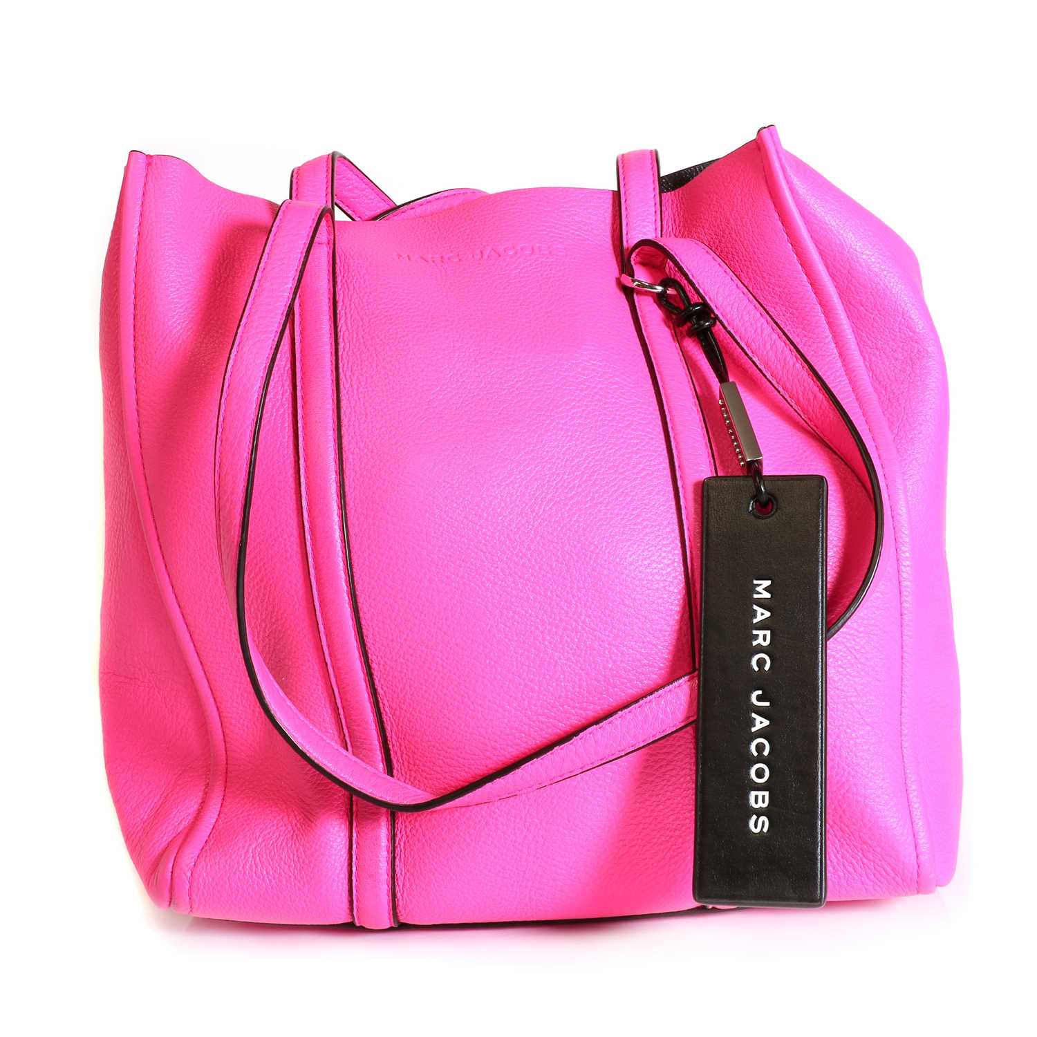 Lot 1505 - A Marc Jacobs bright pink leather tote
